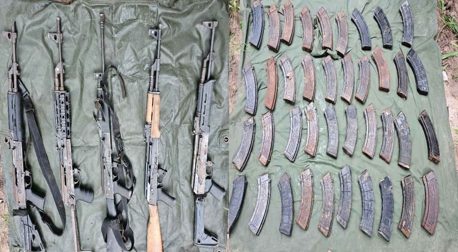 Operativos al sur de Sinaloa dejan armas aseguradas y dos detenidos