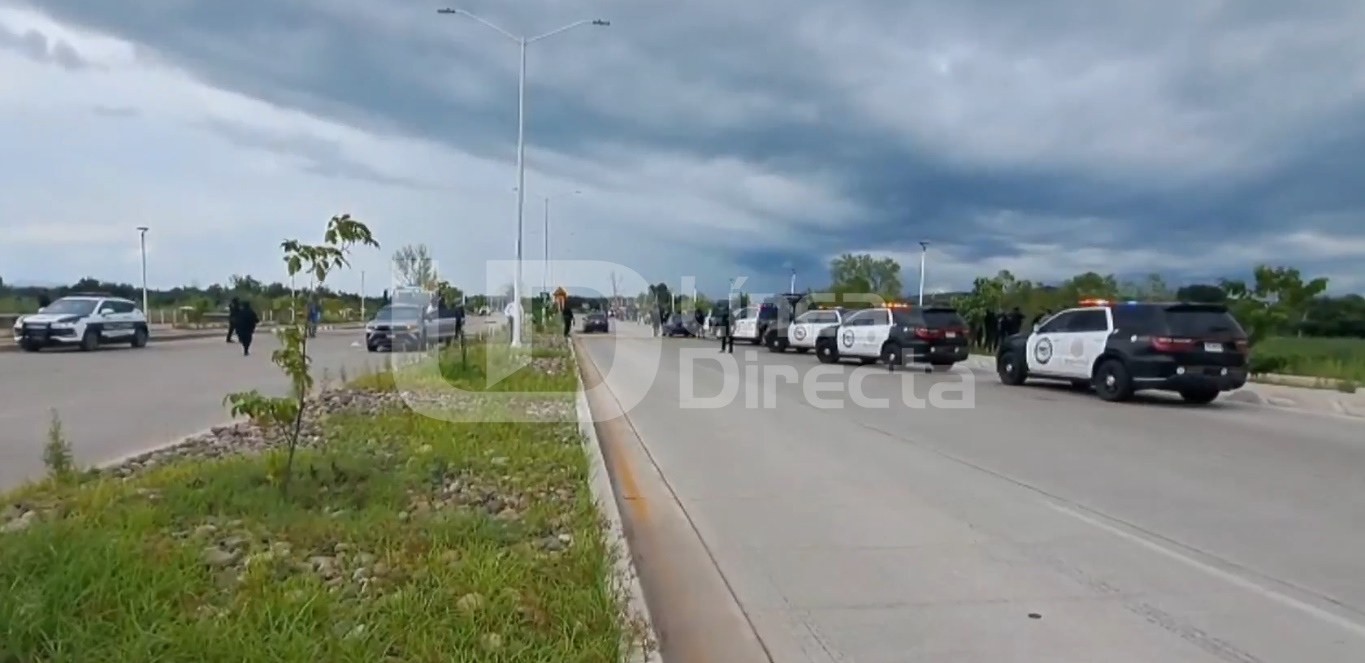 Operativo desplegado por las autoridades.