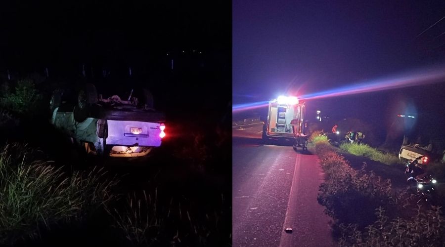 Paramédicos de SUMMA, acudieron al sitio del accidente para brindar los primeros auxilios al abuelo y nieto.