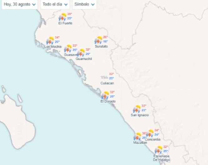 Pronóstico Sinaloa