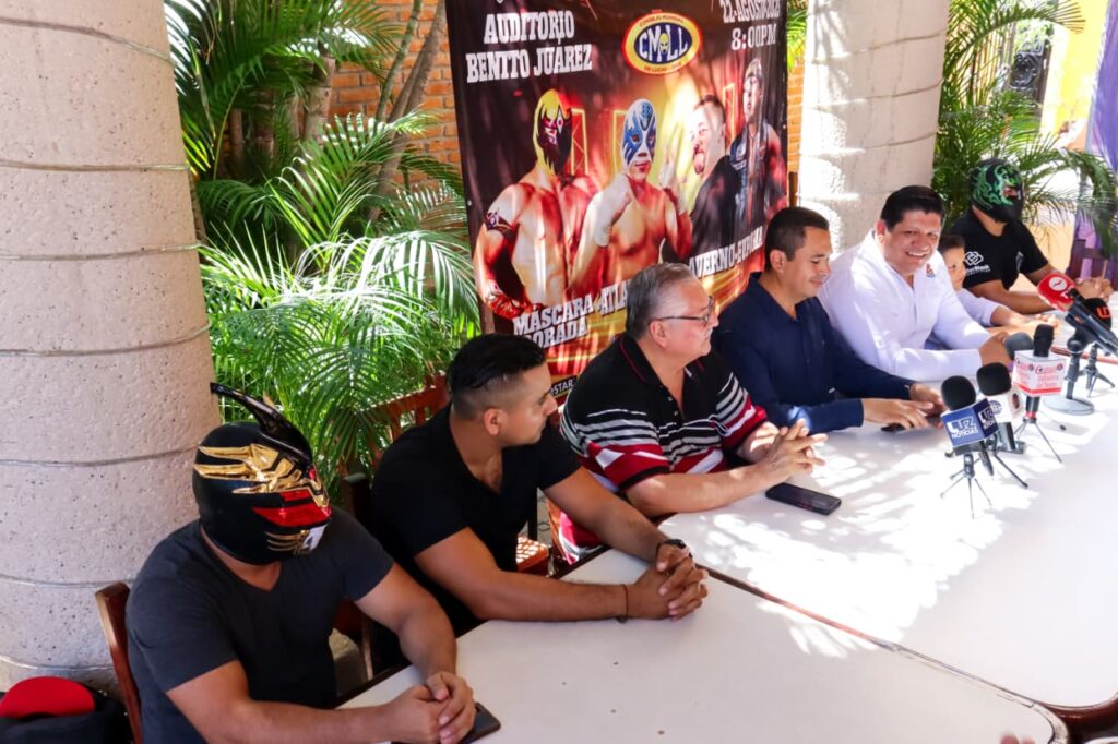 Ratifican función de lucha libre con estrellas del CMLL en Los Mochis