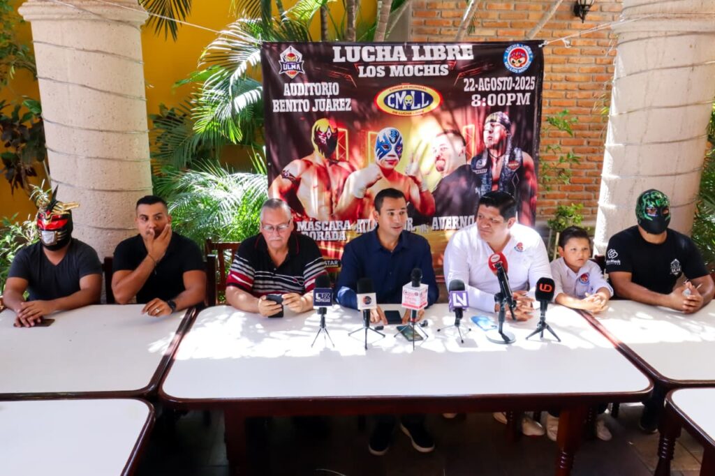 Ratifican función de lucha libre con estrellas del CMLL en Los Mochis