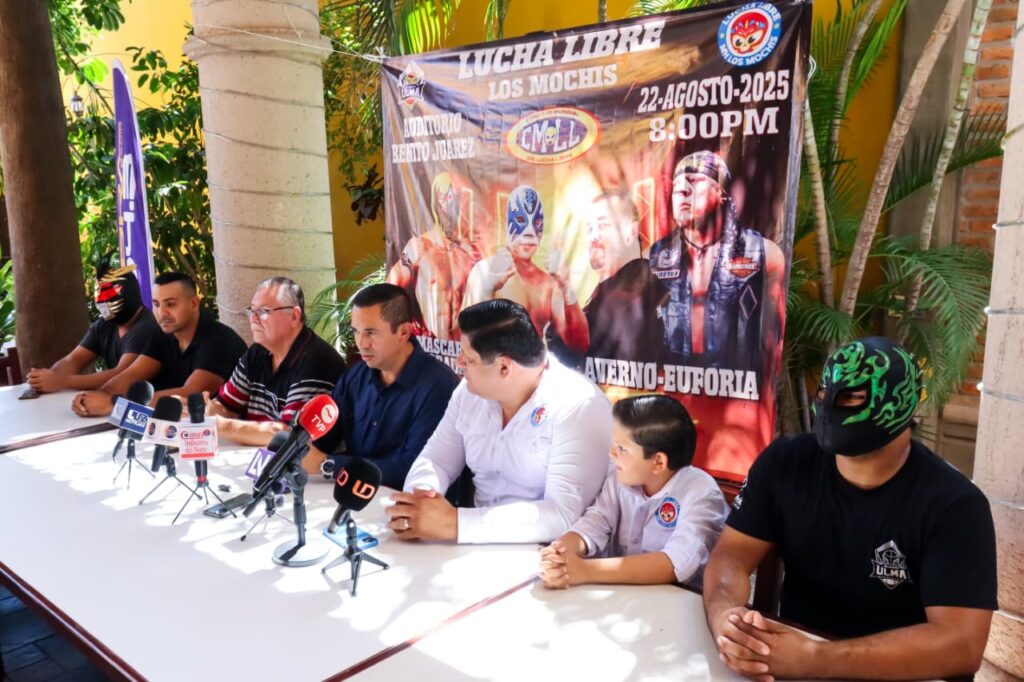 Ratifican función de lucha libre con estrellas del CMLL en Los Mochis
