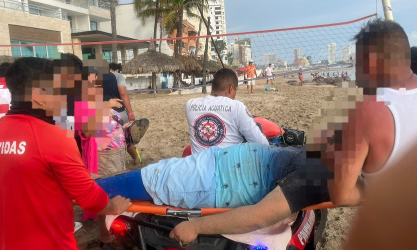 Escuadrón de Salvamento rescata a bañista