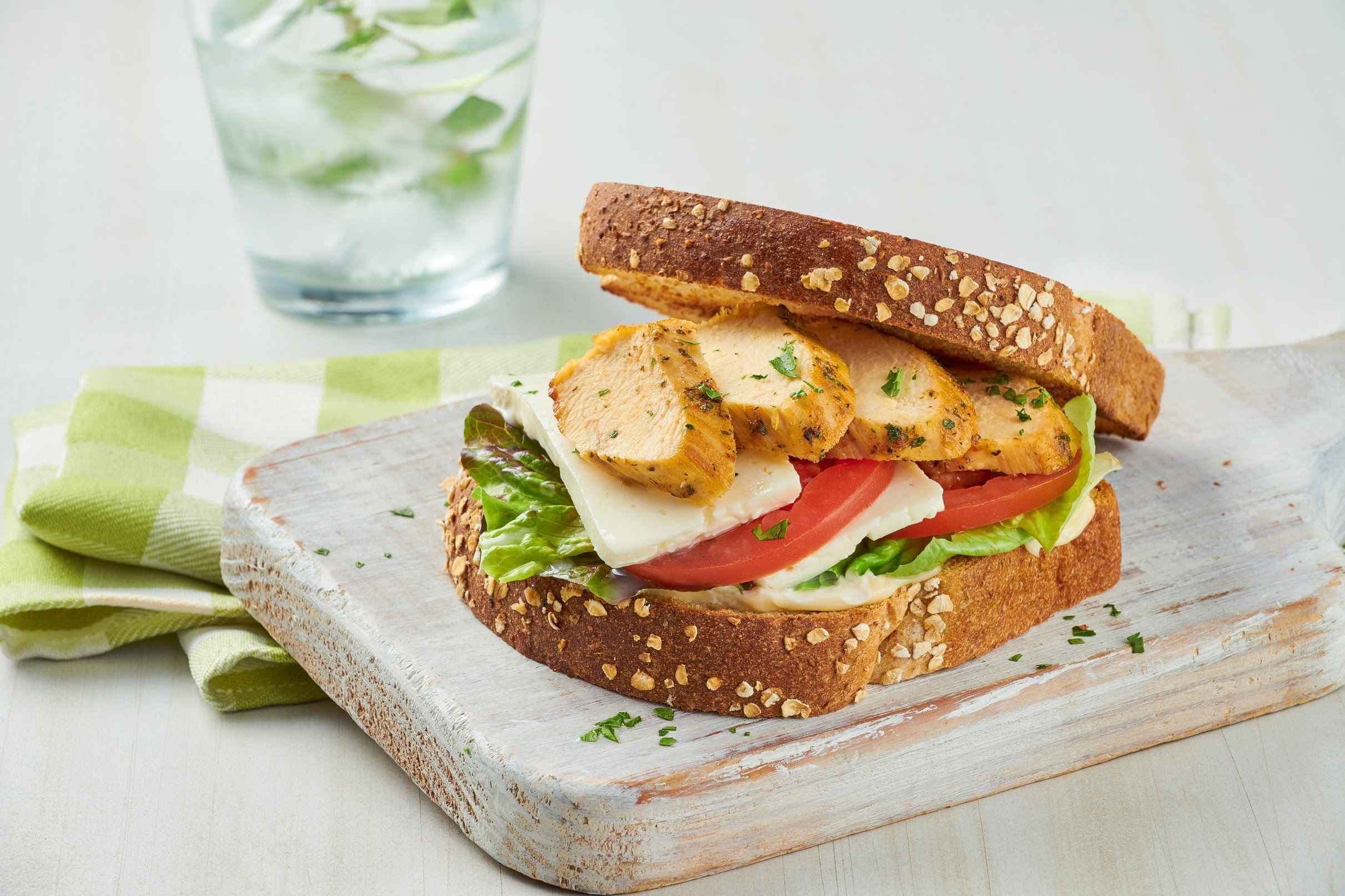 Sándwich de pollo