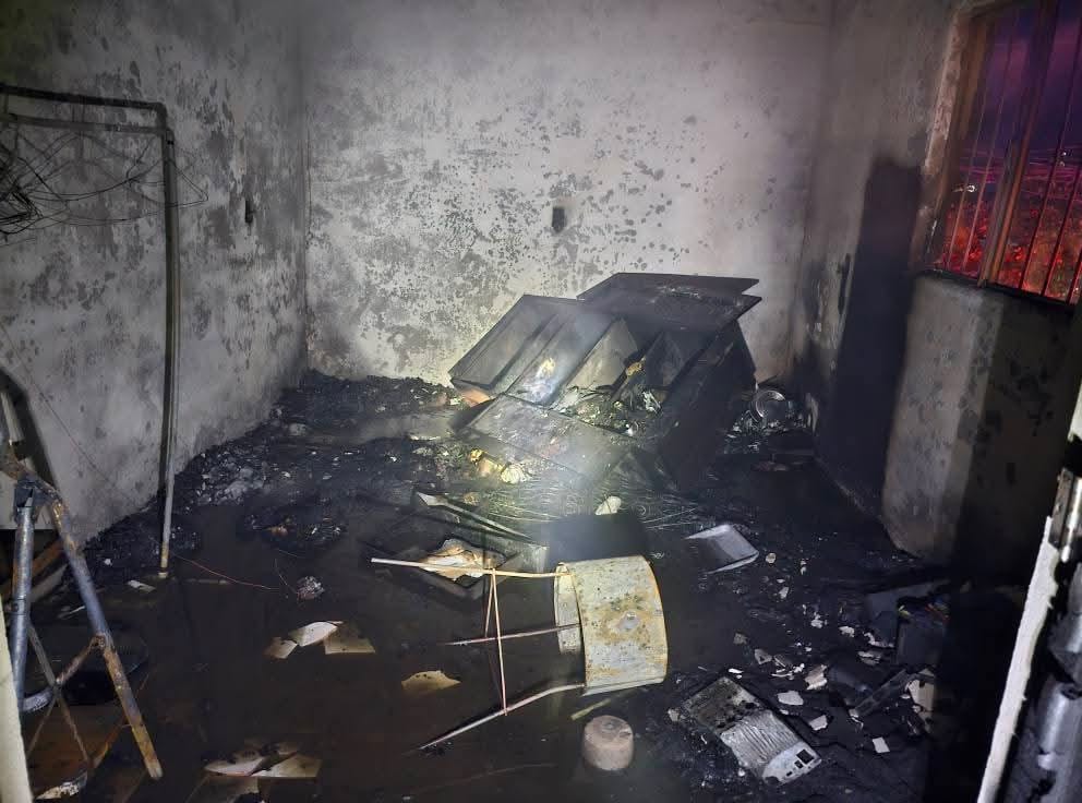 Se incendia la segunda planta de una vivienda en la colonia Ampliación Urías, Mazatlán