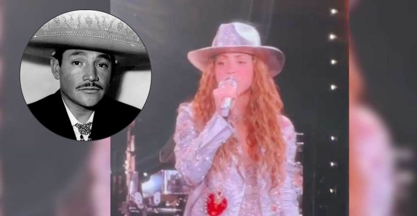 ¡Con todo y mariachi! Shakira rinde homenaje al mexicano Javier Solís: VIDEO