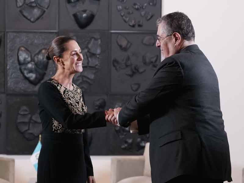 Sheinbaum y Bernardo Arévalo