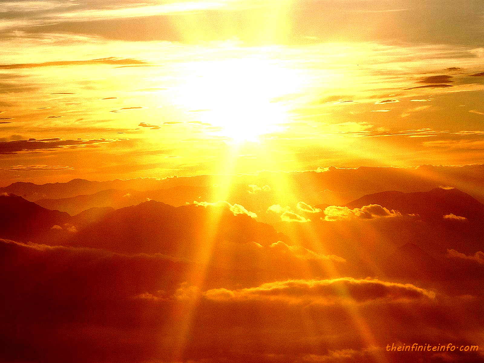 Sol intenso.