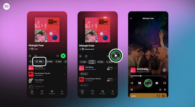 ¡Como un DJ! Spotify lanza función de mezclas personalizadas para transformar tus playlists