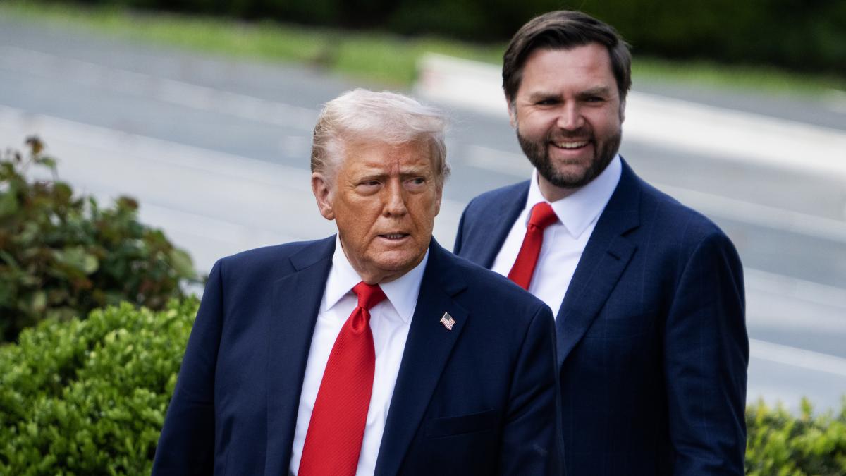 Trump menciona al vicepresidente JD Vance como 
