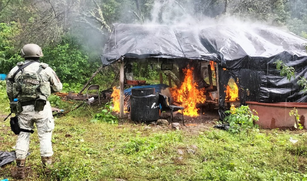 Campamento de la delincuencia en Concordia