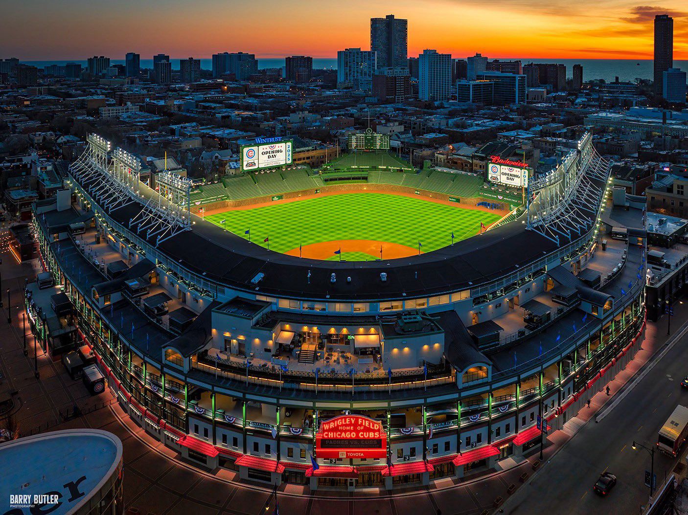 Wrigley Field.