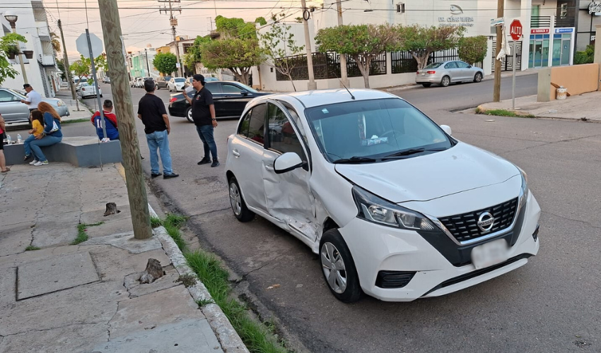 Accidente vial en Mazatlán