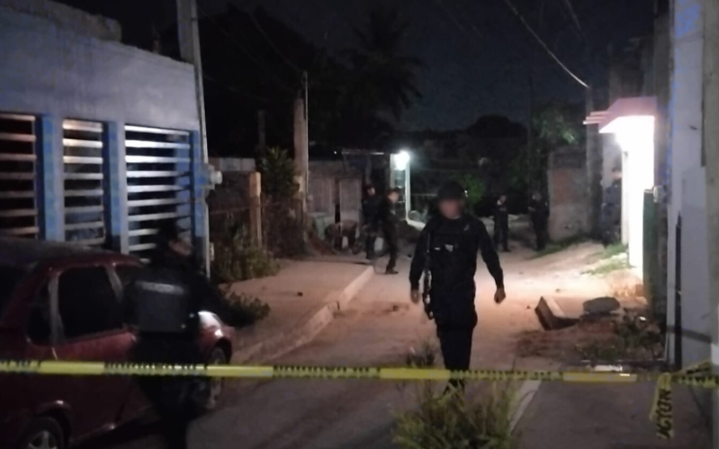 Policía acordona lugar del crimen