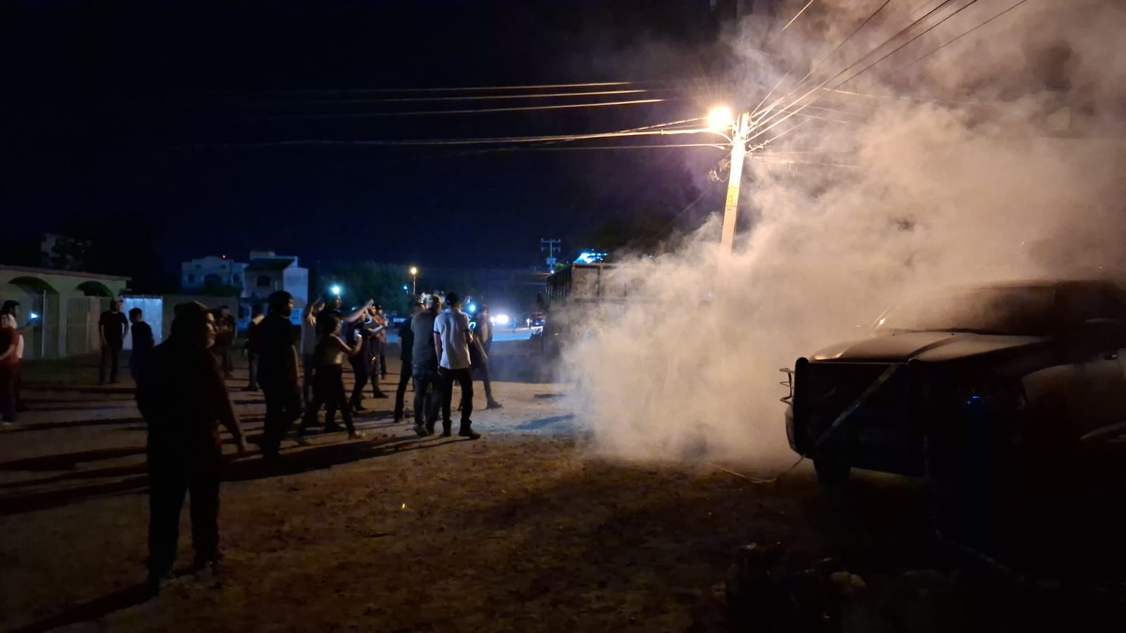 civiles intentan romper seguridad tras detención en Guamúchil