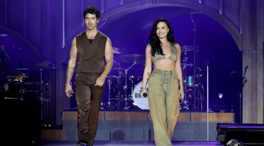 Demi Lovato y Joe Jonas.