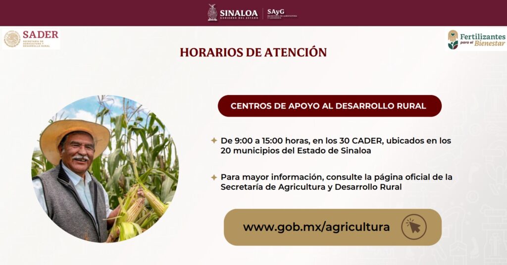 programa de fertilizantes en Sinaloa