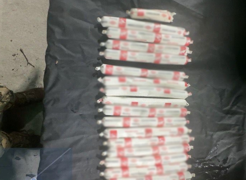explosivos asegurados