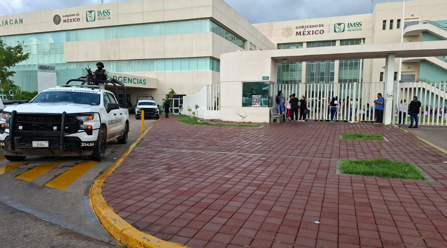 Elementos de seguridad vigilan la zona