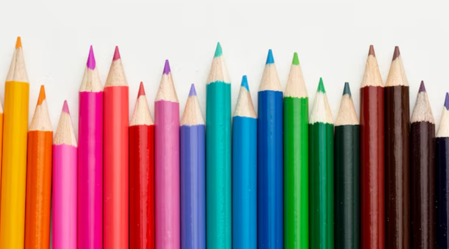 Lápices de colores.