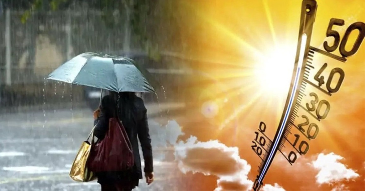 lluvia y calor