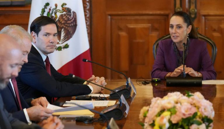 Marco Rubio y Claudia Sheinbaum