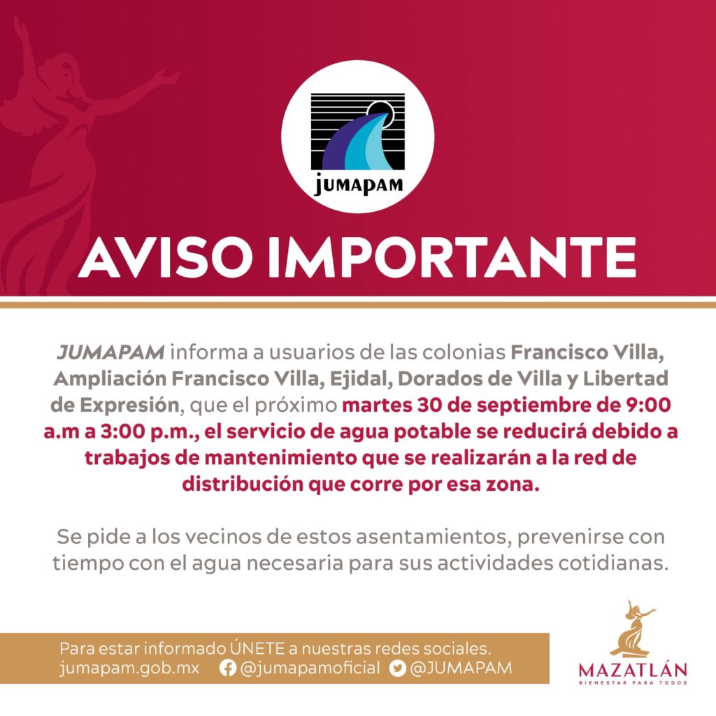 Aviso de Jumapam
