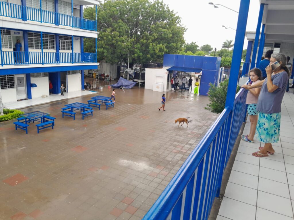 Albergue habilitado en Guasave