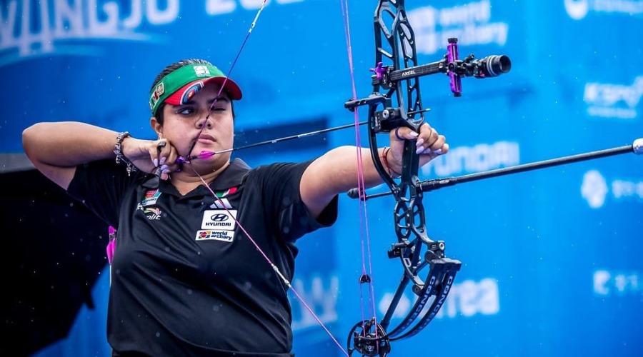 Andrea Becerra medallista de oro en Mundial de Tiro de Arco
