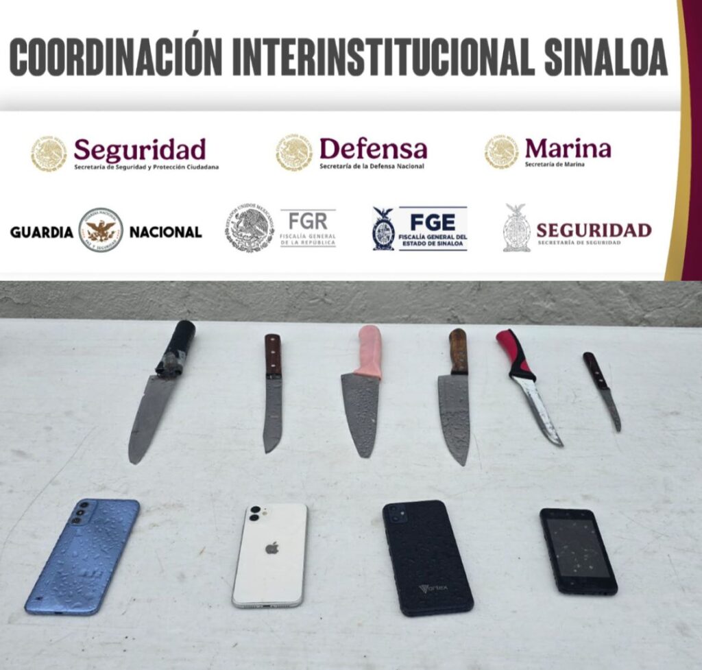 Aseguran armas y celulares en revisión dentro penal de Aguaruto en Culiacán