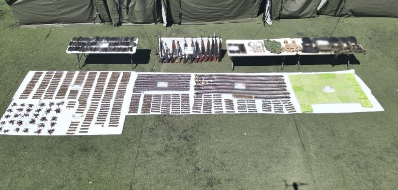 Aseguran más de 25 mil cartuchos, armas de fuego y vehículos blindados en Escuinapa