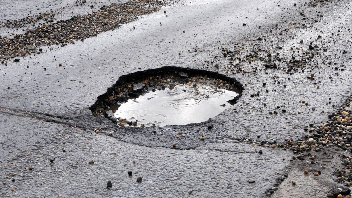 Bache en carretera.