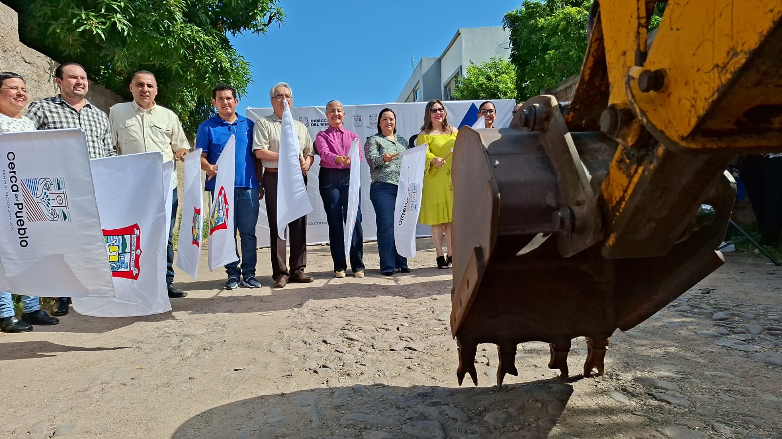 Arrancan obras de agua y alcantarillado en Guamúchil