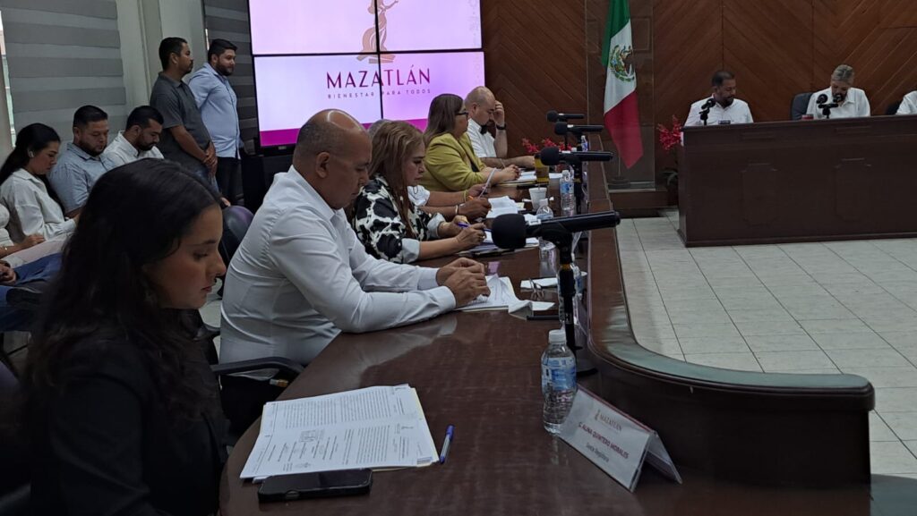 Sesión ordinaria número 22 del Cabildo de Mazatlán.