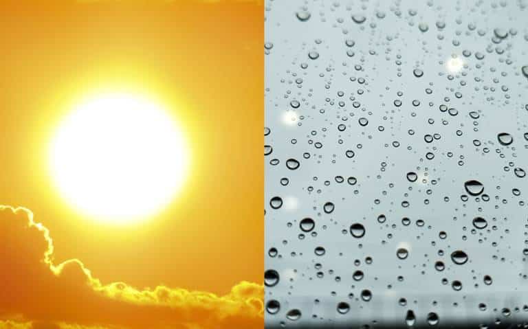 Calor y lluvias en Sinaloa
