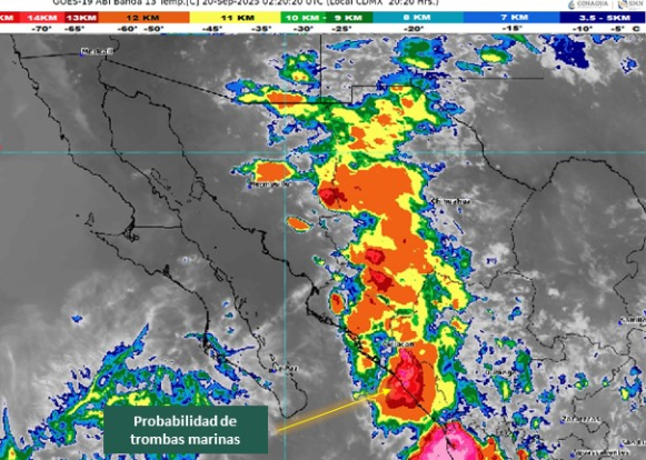 Lluvias en Sinaloa