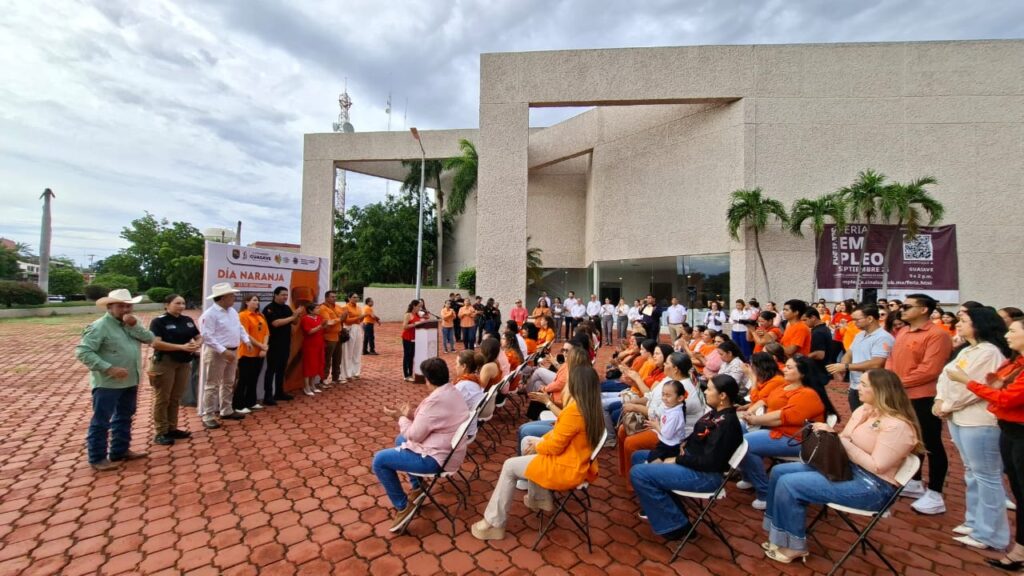 Cecilia Ramírez llama a la sororidad en el Día Naranja en Guasave
