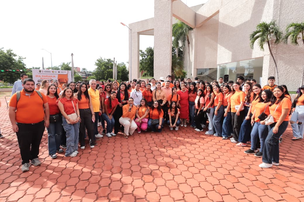 Cecilia Ramírez llama a la sororidad en el Día Naranja en Guasave