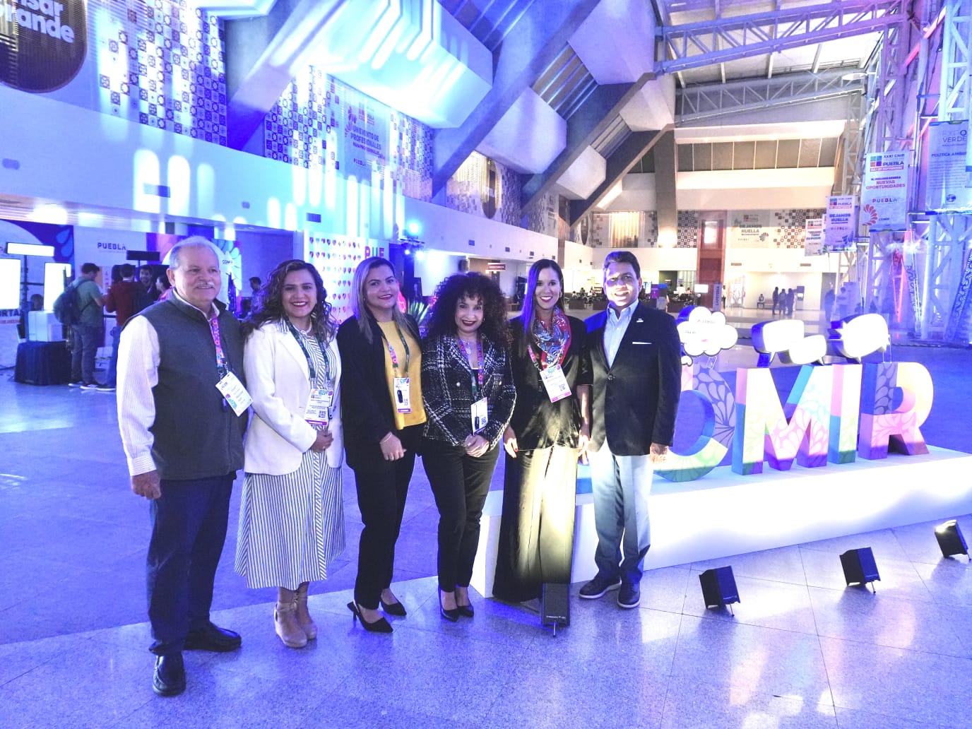 Mireya Sosa Osuna en el Congreso Nacional de la Industria de Reuniones realizado en Puebla.