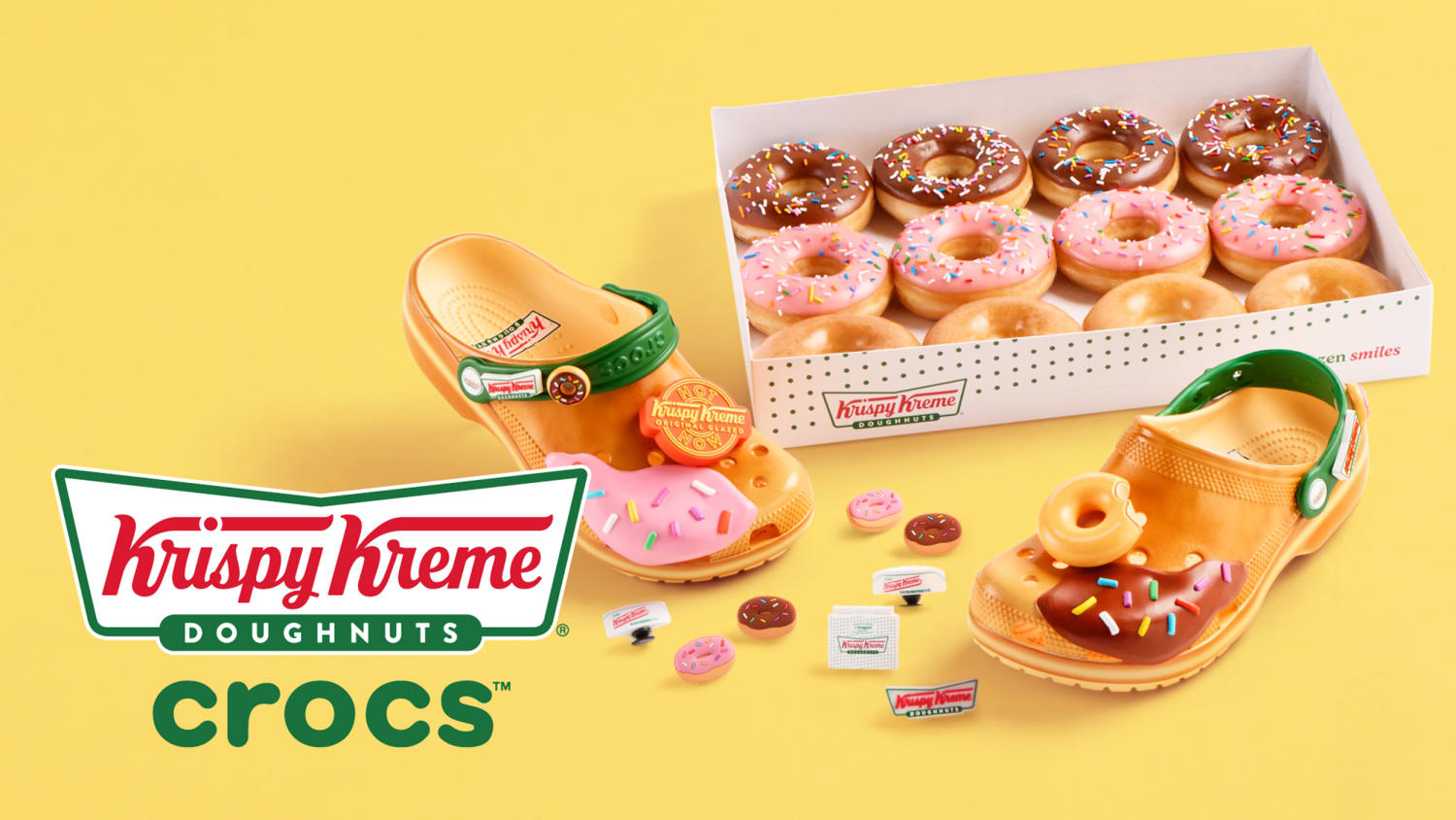 Crocs y Krispy Kreme se unen en un modelo edición especial inspirado en donas