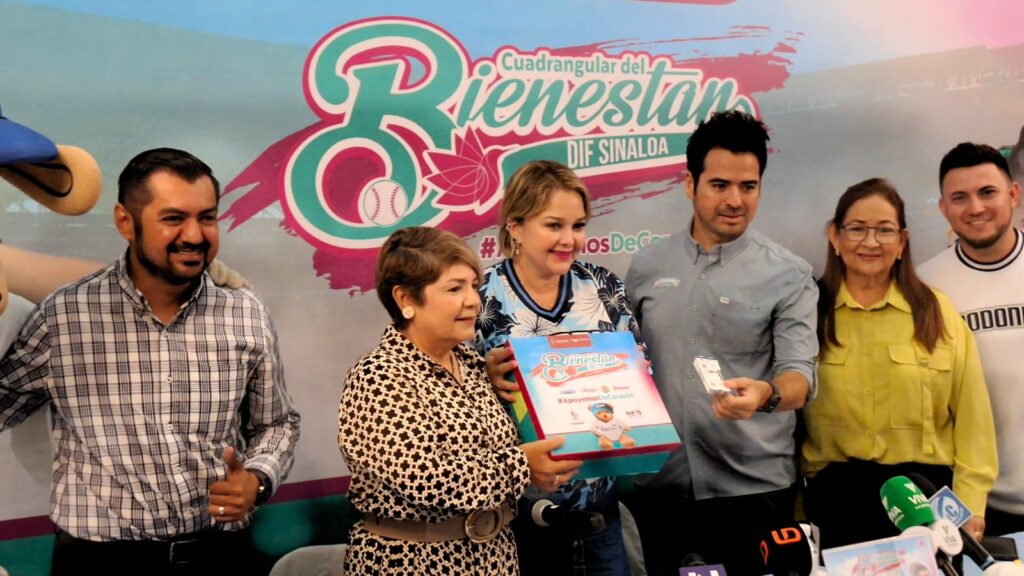 Conferencia de prensa para presentar el Cuadrangular del Bienestar de DIF Sinaloa.