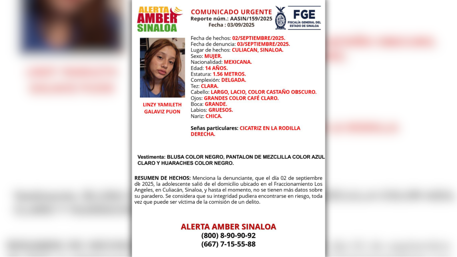 Activan Alerta Amber