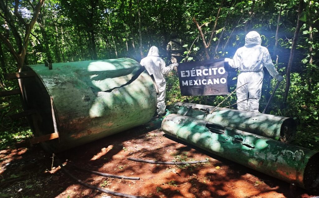 Destruyen 13 áreas de concentración de químicos en Culiacán y Cosalá; la afectación es de 354 mdp