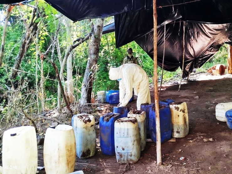 Destruyen 13 áreas de concentración de químicos en Culiacán y Cosalá; la afectación es de 354 mdp
