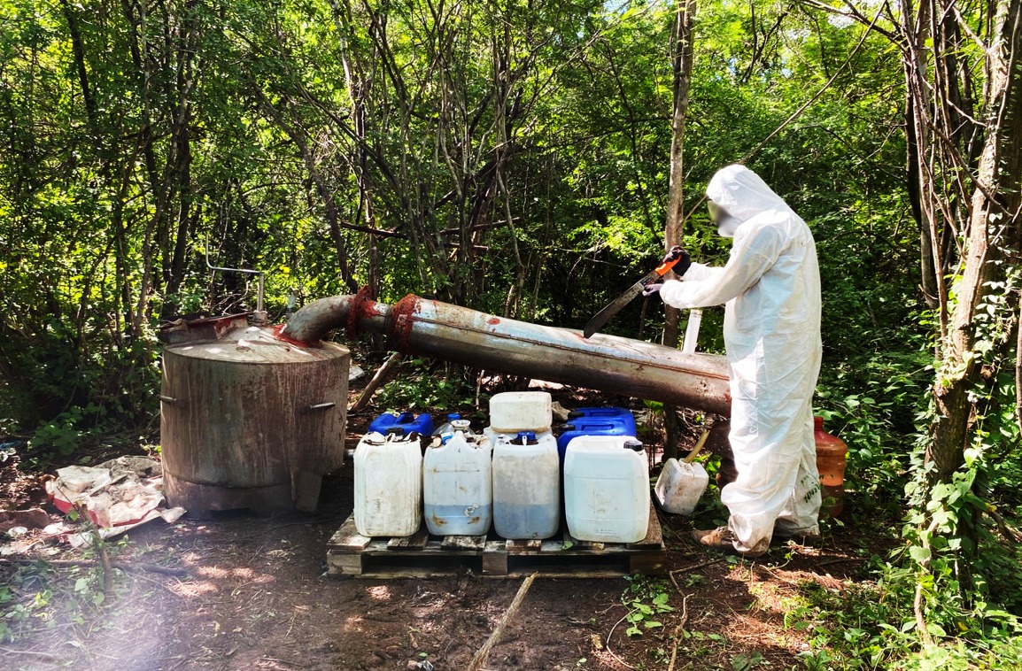 Destruyen 13 áreas de concentración de químicos en Culiacán y Cosalá; la afectación es de 354 mdp