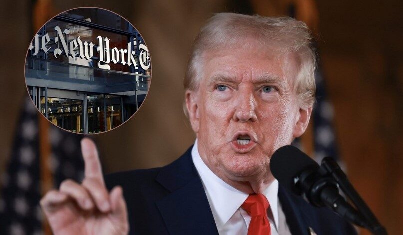 Trump interpone demanda contra el New York Times por 