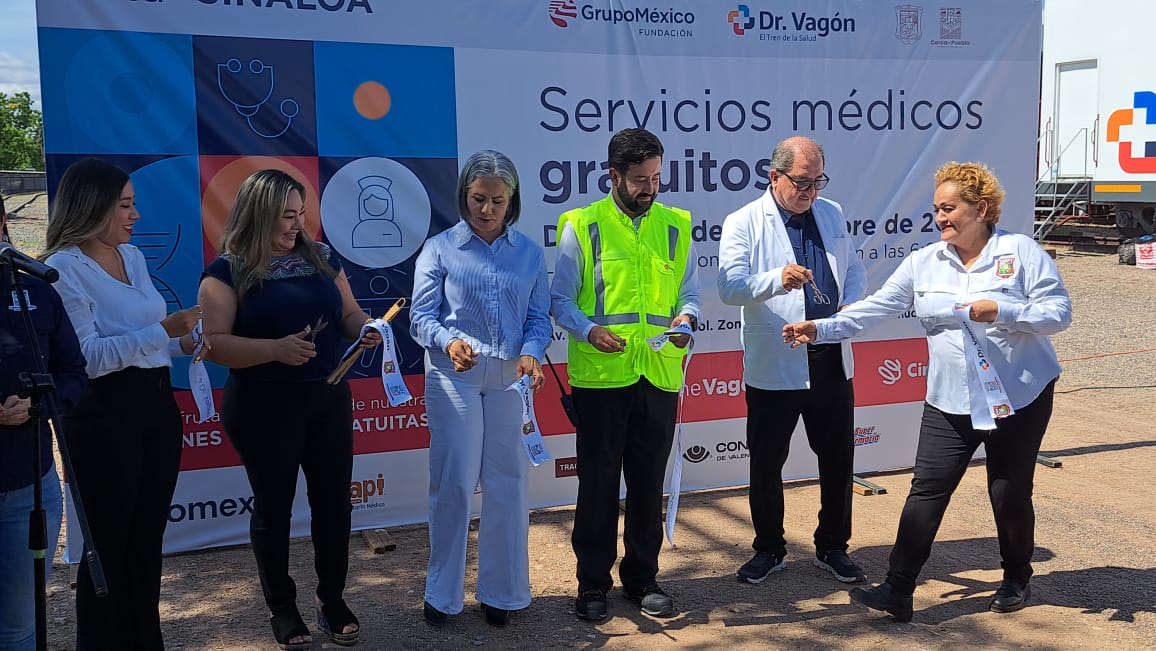 Llega el Dr. Vagón a Guamúchil con atención médica gratuita