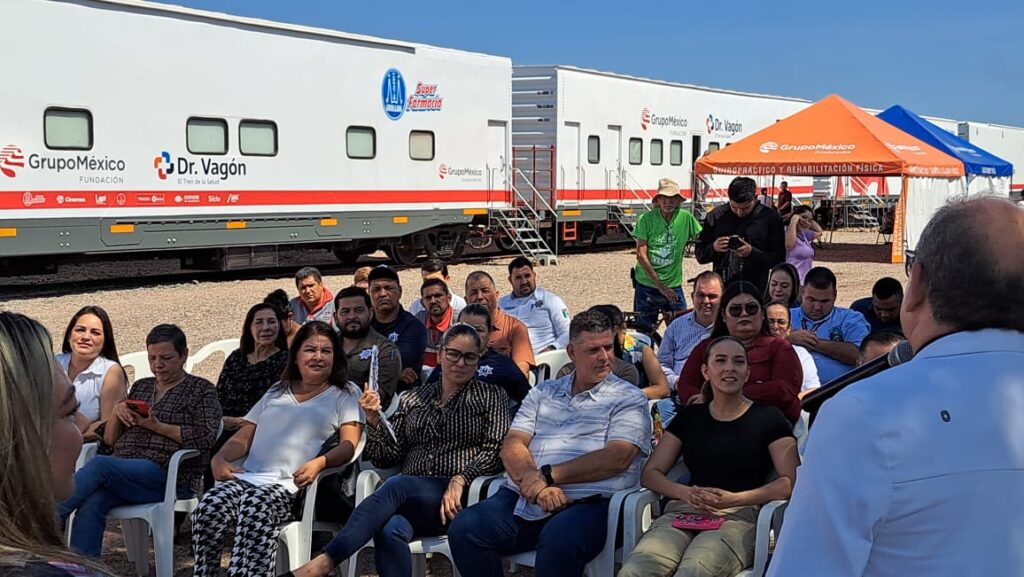 El esperado Tren de la Salud, mejor conocido como Dr. Vagón, abrió sus puertas este martes en la estación de Guamúchil