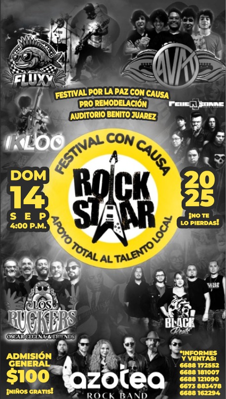 Evento de rock “Festival por la Paz”